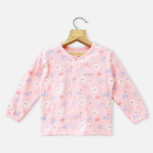 Load image into Gallery viewer, Pink Cactus Printed Full Sleeves Night Suit
