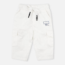 Load image into Gallery viewer, White Elasticated Waist Cotton Cargo Pants

