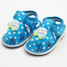 Load image into Gallery viewer, Pink &amp; Blue Velcro Strap Sandals With Chu Chu Music Sound
