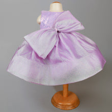 Load image into Gallery viewer, Pink &amp; Purple Bow Embellished Sleeveless Party Dress
