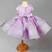 Load image into Gallery viewer, Pink &amp; Purple Bow Embellished Sleeveless Party Dress
