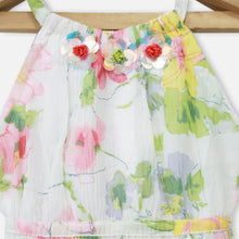 Load image into Gallery viewer, Floral Halter Neck Crop Top With Skirt Co-Ord Set
