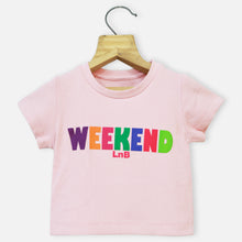 Load image into Gallery viewer, Pink Typographic Printed Top
