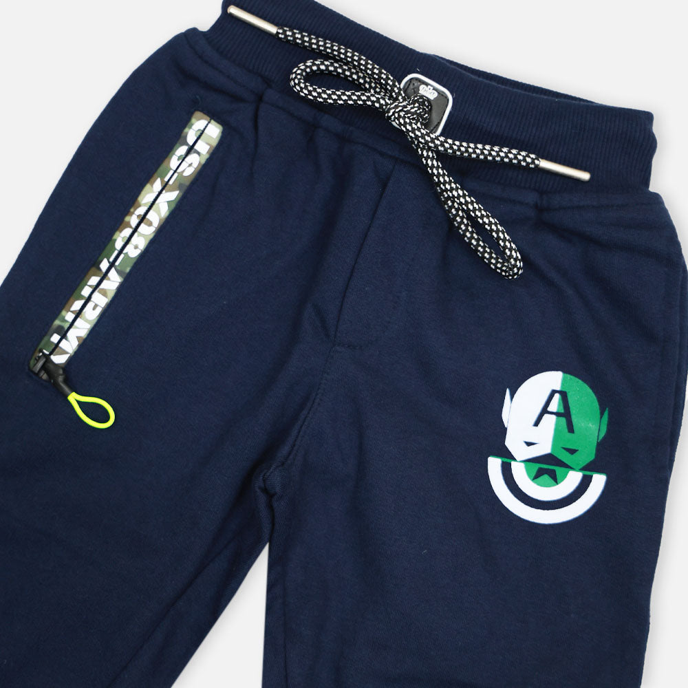 Yellow & Blue Regular Fit Joggers