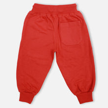 Load image into Gallery viewer, Red &amp; Black Regular Fit Joggers
