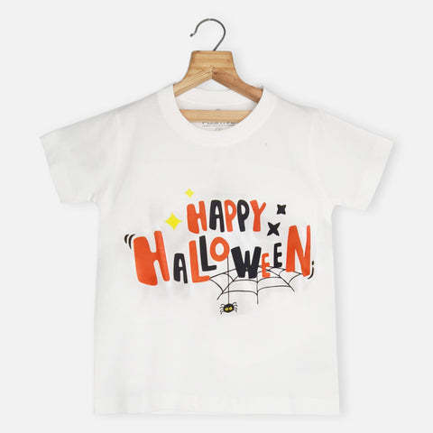 Halloween Theme Half Sleeves T-Shirt