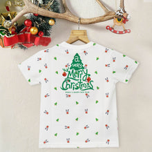 Load image into Gallery viewer, White Santa Claus Theme T-Shirt
