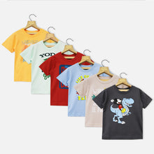 Load image into Gallery viewer, Cartoon Theme Half Sleeves T-Shirt
