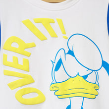 Load image into Gallery viewer, White Donald Duck Printed Half Sleeves T-Shirt
