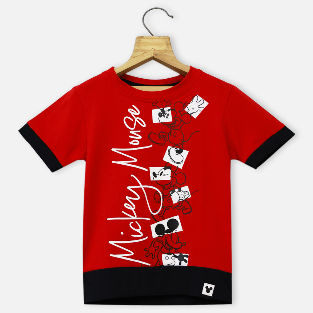 Red Disney Theme T-Shirt