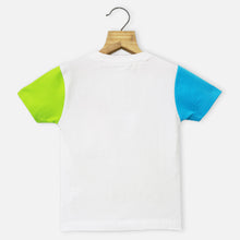 Load image into Gallery viewer, White Disney Mickey Theme Half Sleeves T-Shirt
