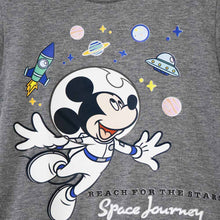 Load image into Gallery viewer, Grey Mickey Space Theme T-Shirt
