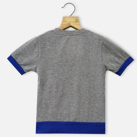 Grey Mickey Space Theme T-Shirt