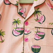 Load image into Gallery viewer, Peach Watermelon Theme Full Sleeves Night Suit
