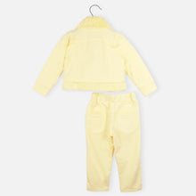 Load image into Gallery viewer, Yellow Jacket With Pant Co-Ord Set

