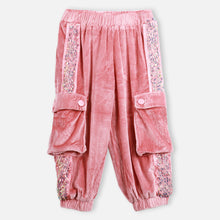 Load image into Gallery viewer, Pink Sequins Embellished Zip-Up Hoodies With Joggers Co-Ord Set
