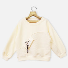 Load image into Gallery viewer, Beige Full Sleeves Sweatshirt
