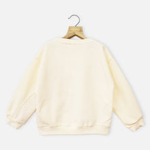 Load image into Gallery viewer, Beige Full Sleeves Sweatshirt
