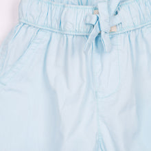 Load image into Gallery viewer, Sky Blue Elasticated Waist Cotton Pants

