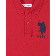 Load image into Gallery viewer, Red Cotton Pique Polo T-Shirt
