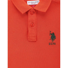 Load image into Gallery viewer, Rust Cotton Pique Polo T-Shirt
