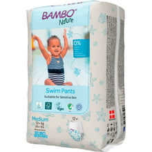 Load image into Gallery viewer, Medium Bambo Nature Disposable Swim Diaper Pants- 12 Pieces (12+ kg)
