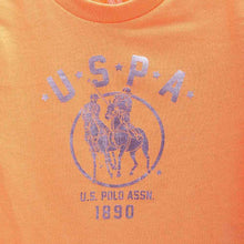 Load image into Gallery viewer, Orange U.S.Polo Printed Cotton T-Shirt
