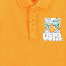Load image into Gallery viewer, Mustard Graphic Printed Polo T-Shirt
