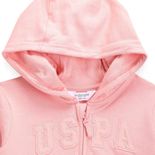 Load image into Gallery viewer, Pink Embroidered Zip-Up Hoodies
