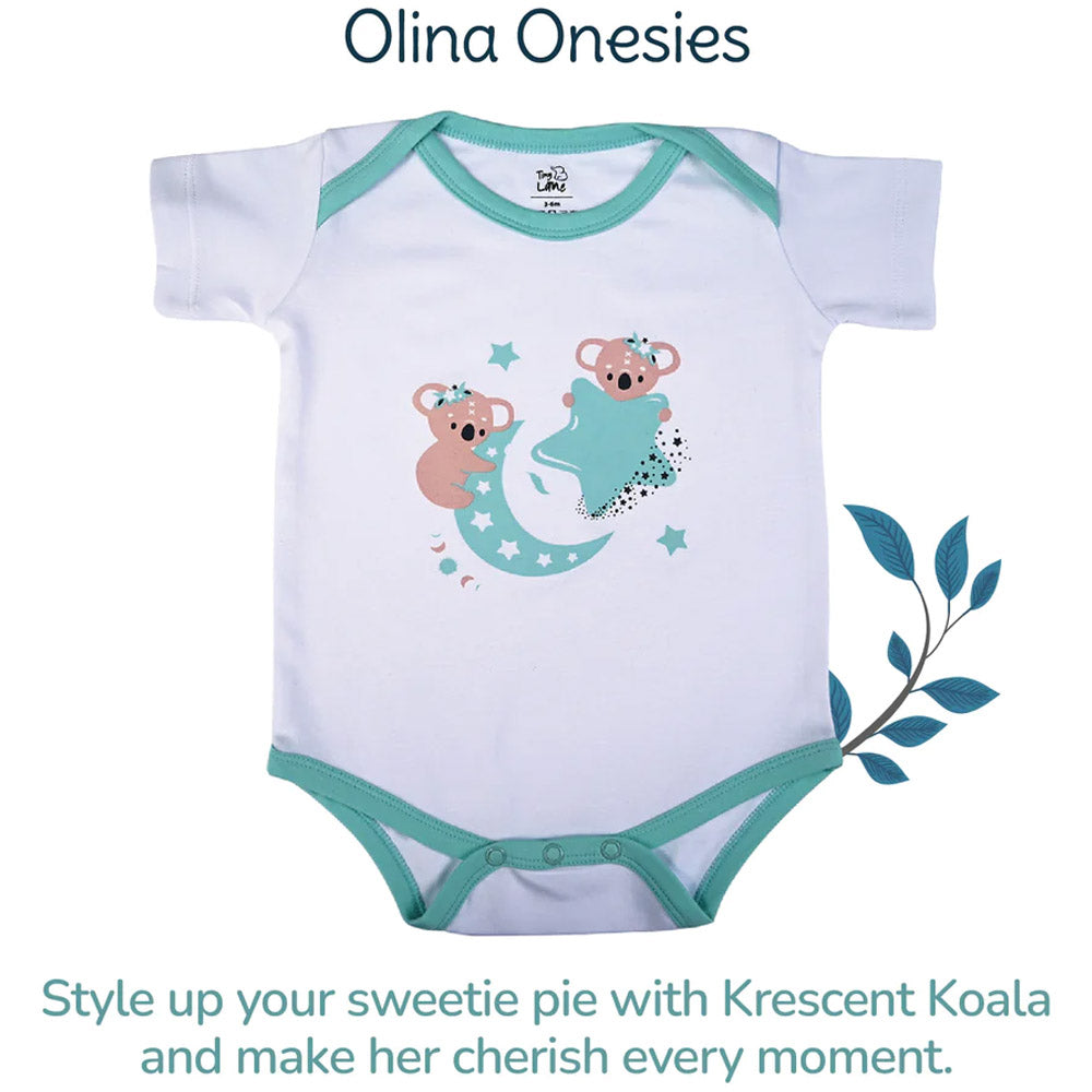 Honey Bunny & Krescent Koala Theme Onesies (Pack Of 2)