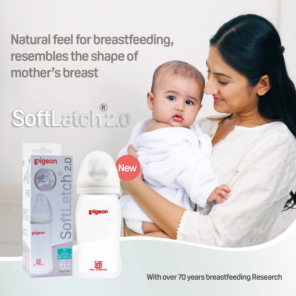 Pigeon Softlatch 2.0 Nursing Bottle - 240ml