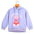 Yellow & Lilac Front Applique Hoodie