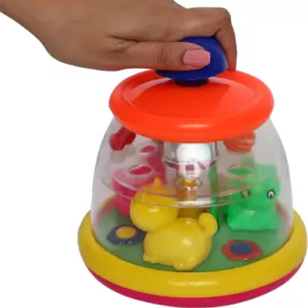 Push N Spin Cat Ball