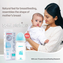 Load image into Gallery viewer, Blue Pigeon Softlatch 2.0 Nursing Bottle - 240ml
