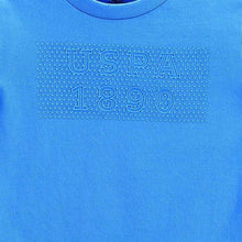 Load image into Gallery viewer, Blue Cotton Half Sleeves T-Shirt
