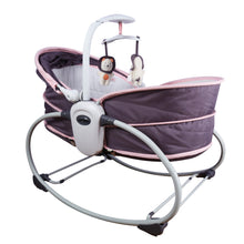 Load image into Gallery viewer, Pink 5 in 1 Rocker &amp; Bassinet
