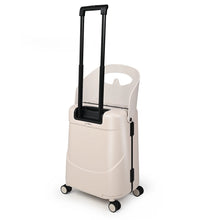 Load image into Gallery viewer, Miamily Mist Grey Ride-On Trolley Carry-On Luggage 18 Inches
