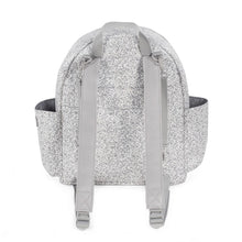 Load image into Gallery viewer, Grey Flower Mellow Backpack Diaper Changing Bag
