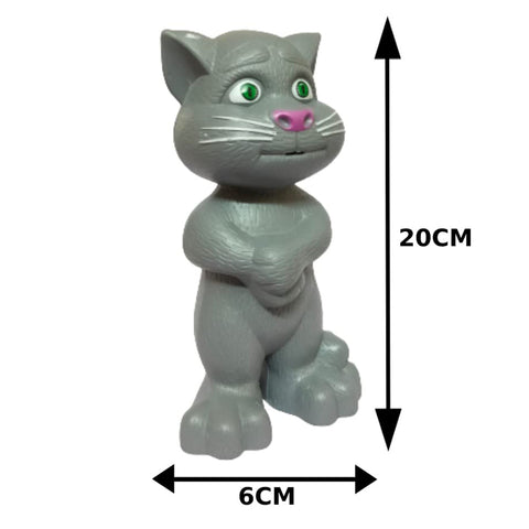 Grey intelligent Talking Tom Cat