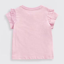 Load image into Gallery viewer, Pink Half Sleeves Round Neck T-Shirt
