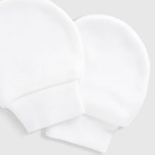 Load image into Gallery viewer, White Unisex Cotton Mittens- Pack Of 3
