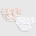 Essentials Unisex Frilly Cotton Briefs - Pack Of 2