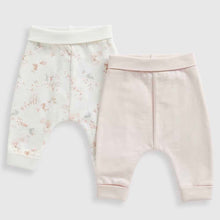 Load image into Gallery viewer, Girls My First Classic Bunny Cotton Joggers - Pack Of 2
