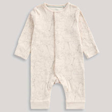 Load image into Gallery viewer, Cream Jangal Safari Theme Full Sleeves Romper
