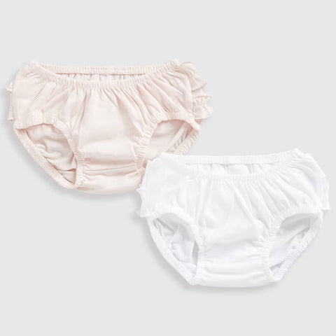 Essentials Unisex Frilly Cotton Briefs - Pack Of 2