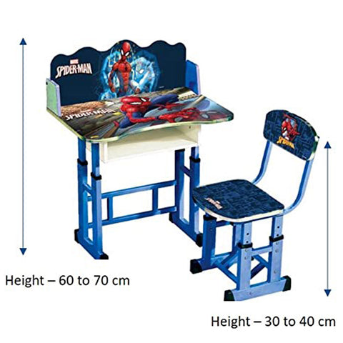 Spiderman Theme Height Adjustable Multipurpose Table & Chair Set