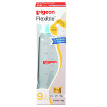 Load image into Gallery viewer, Pigeon Glass Feeding Bottle With 2 Nipple- 240ml
