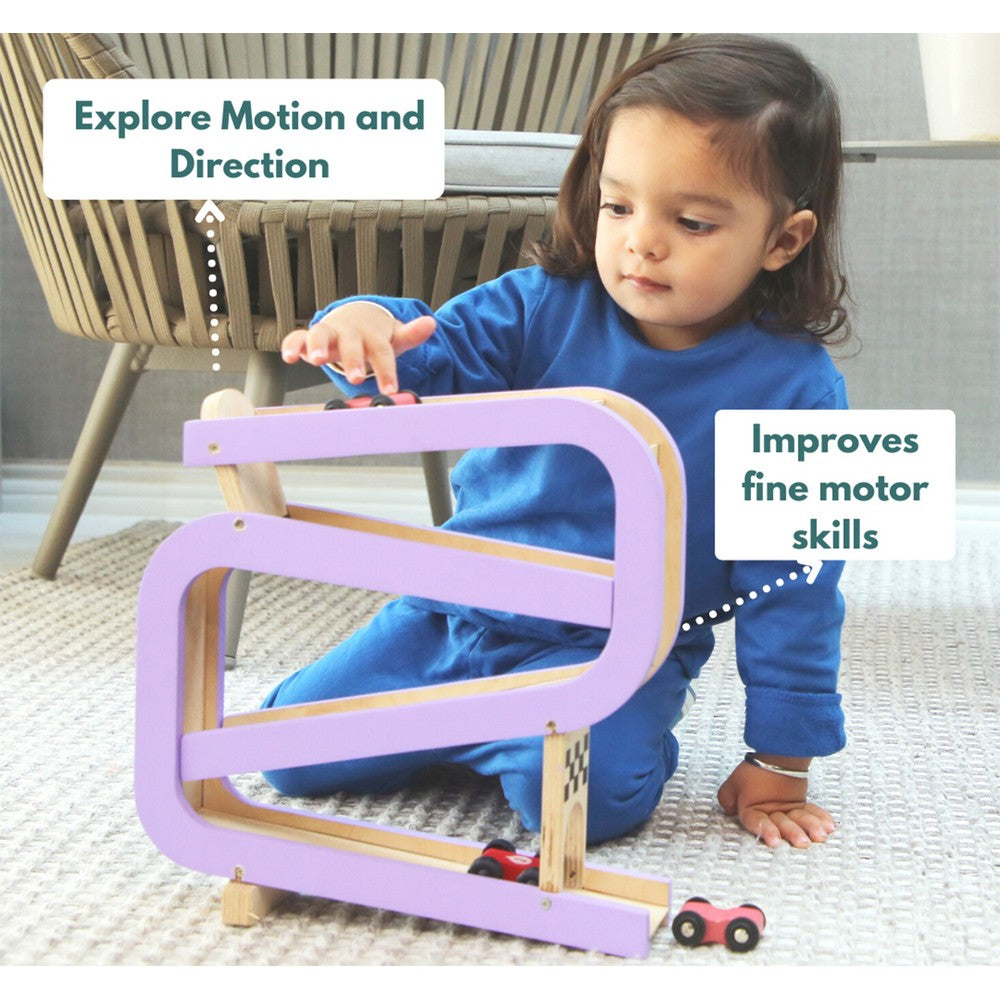 Wooden Car Tracker Toy