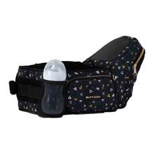 Load image into Gallery viewer, Navy Airplane Printed Baby Carrier With Hip Seat
