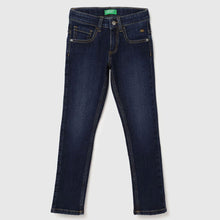 Load image into Gallery viewer, Navy Blue Slim Fit Jeans
